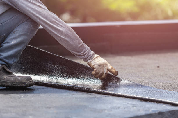 Professional Basement Waterproofing technician working in Milford, MI